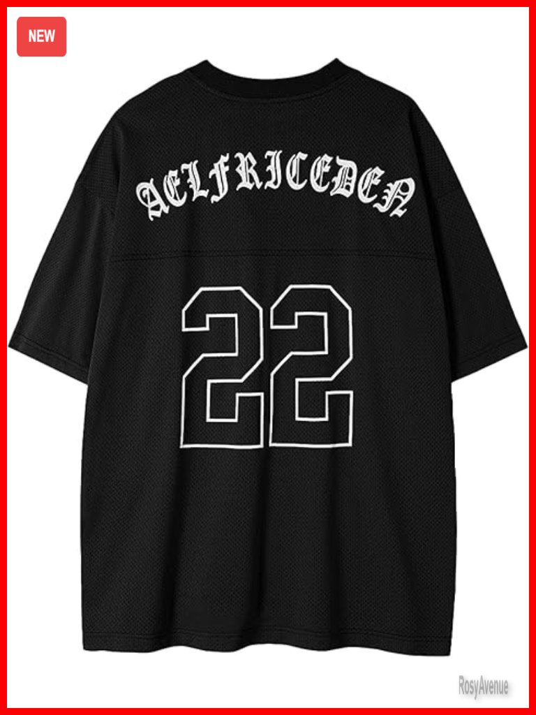 100% Polyester Mesh Print Oversized Graphic Tee Crewneck Short Sleeve